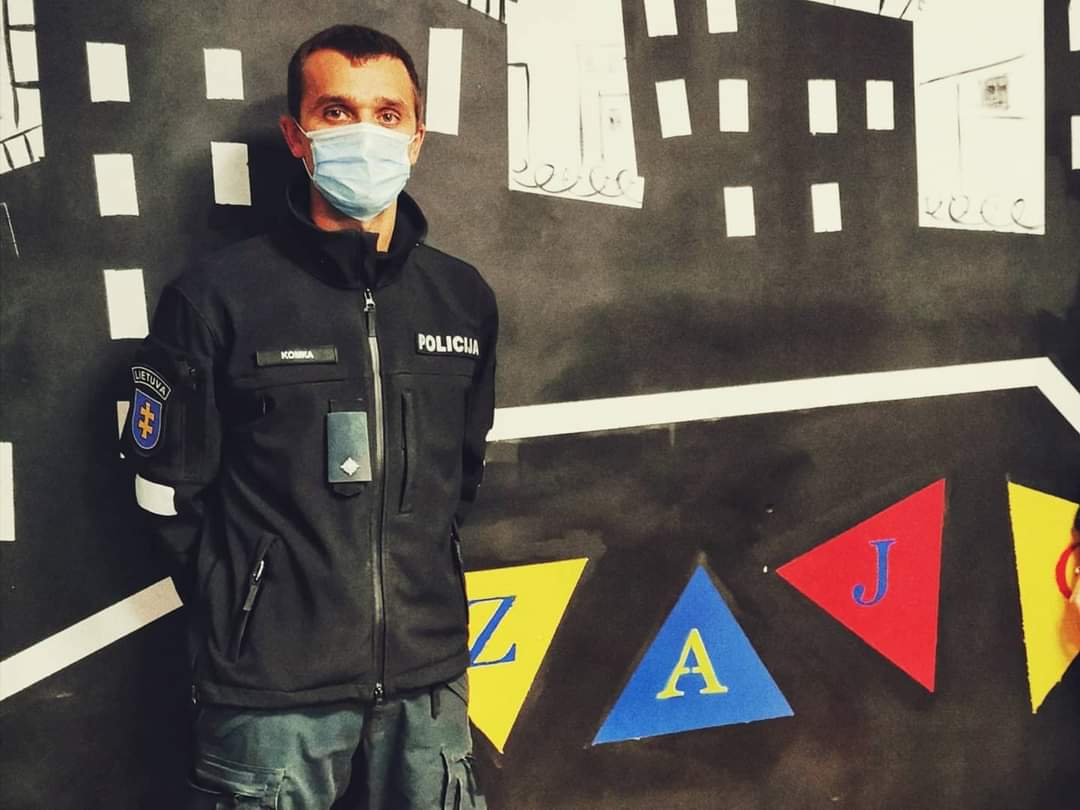 Susitikimas su Zarasų policijos pareigunu