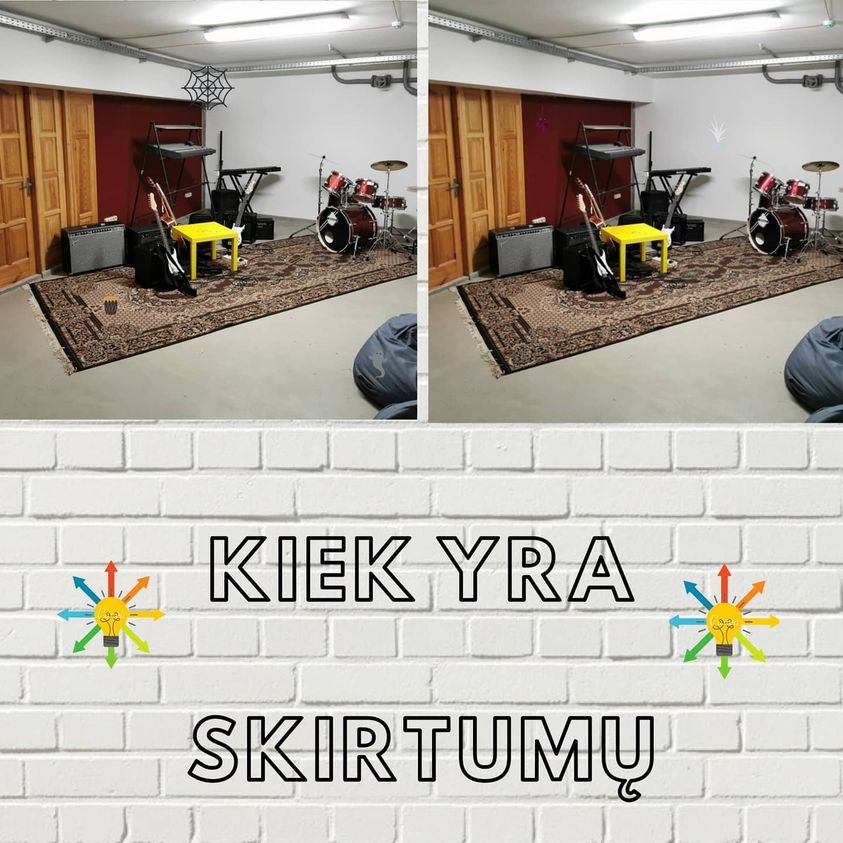 Muzikos kambario skirtumai , kiek jų rasi tu?