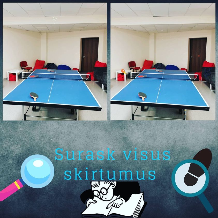 Spręsk ir surask visus skirtumus
