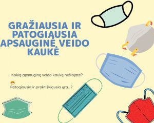 Kokią kaukę nešiojate?