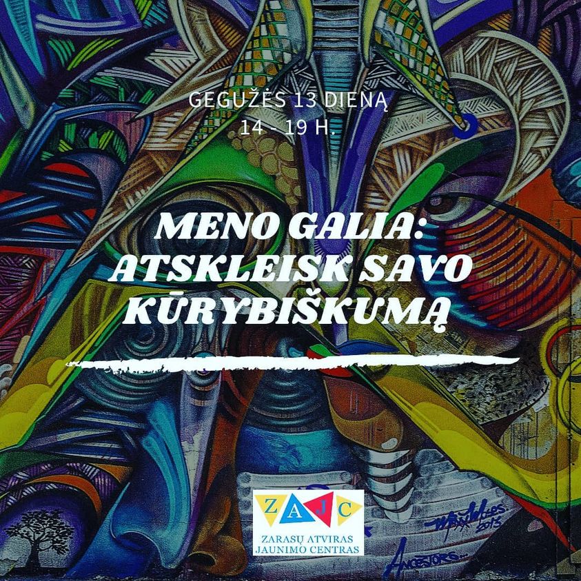 MENO GALIA: ATSKLEISK SAVO KŪRYBIŠKUMĄ