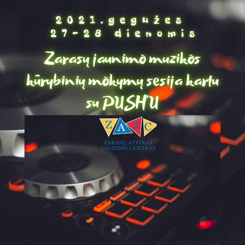 Registracija į muzikos kūrimo mokymus
