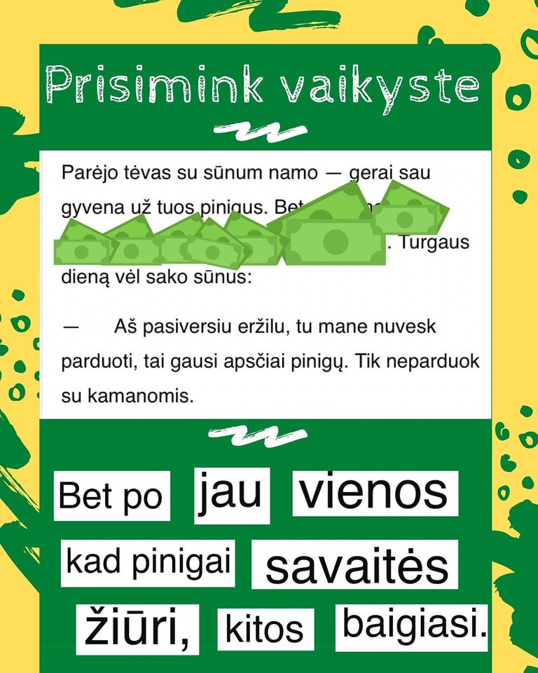 Prisimink vaikystę