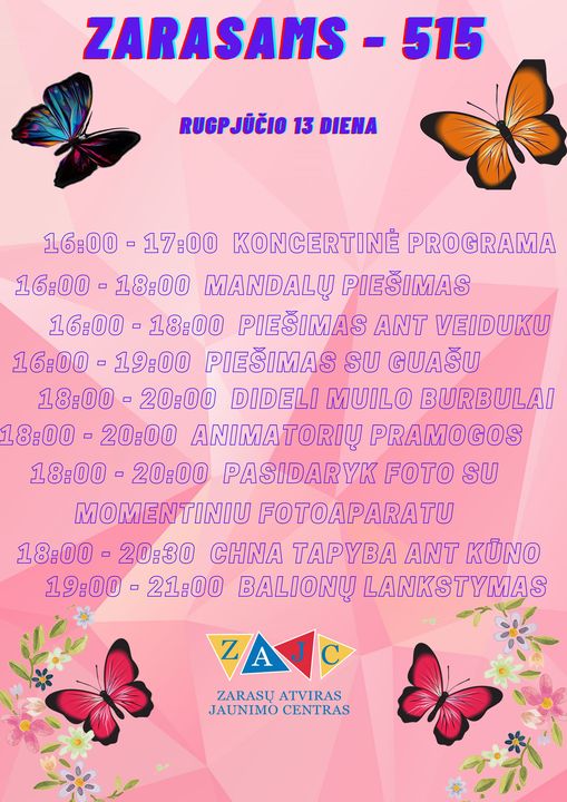 Kviečiame visus į Miesto švente