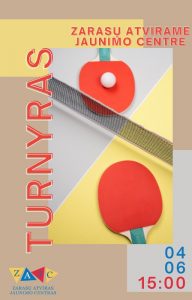 Stalo teniso turnyras!