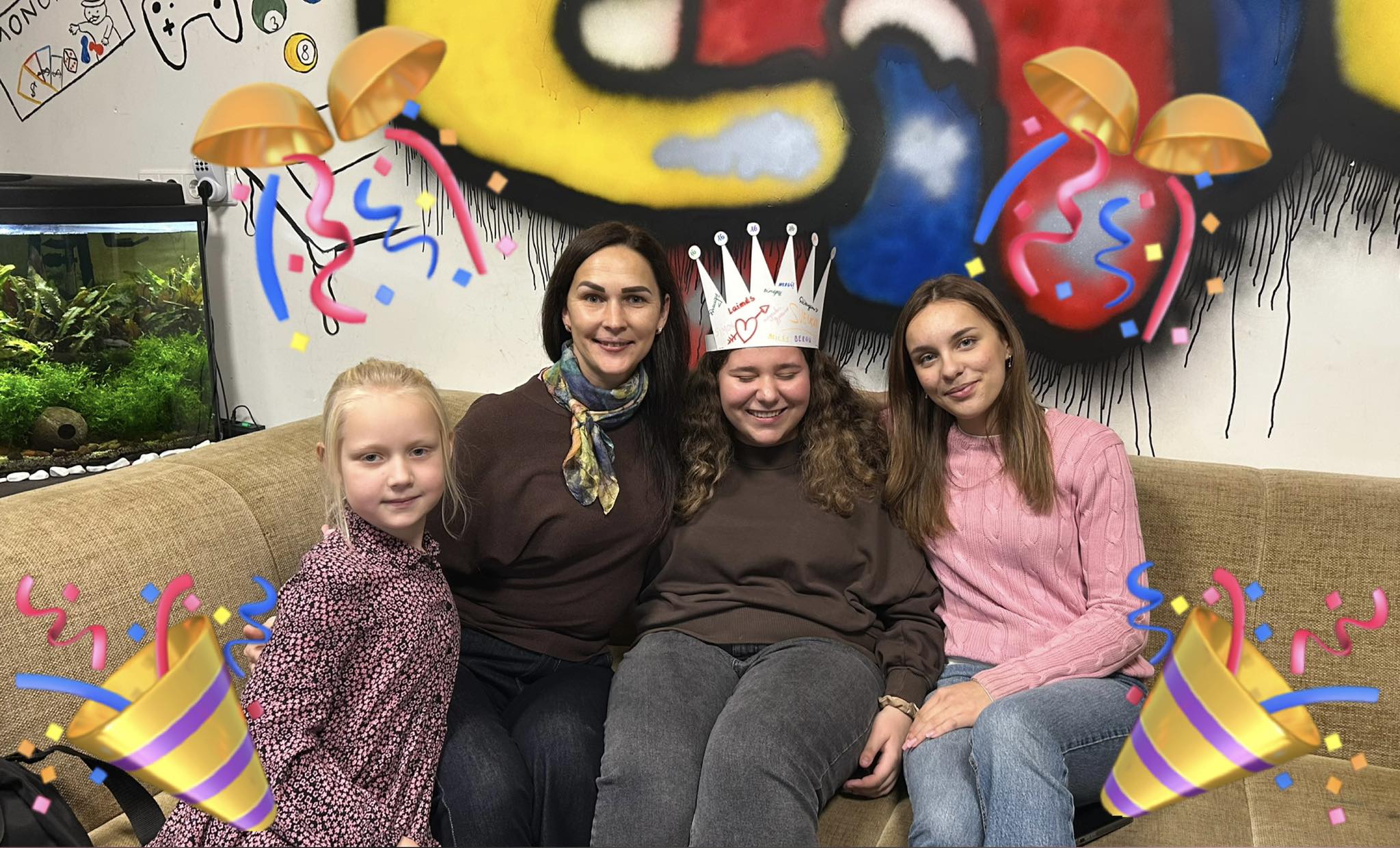 Zarasų atvirame jaunimo centre šventinė nuotaika!