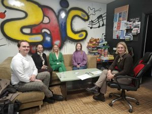 Zarasų rajono savivaldybės kultūros centro Atvirame jaunimo centre vyko susitikimas
