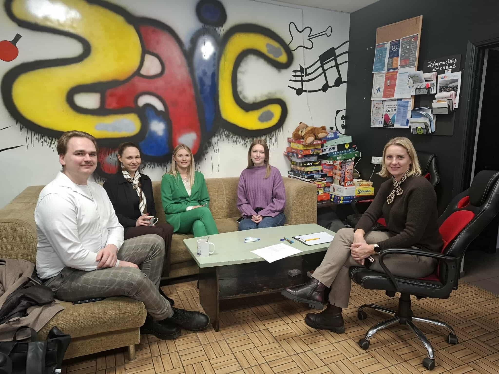 Zarasų rajono savivaldybės kultūros centro Atvirame jaunimo centre vyko susitikimas