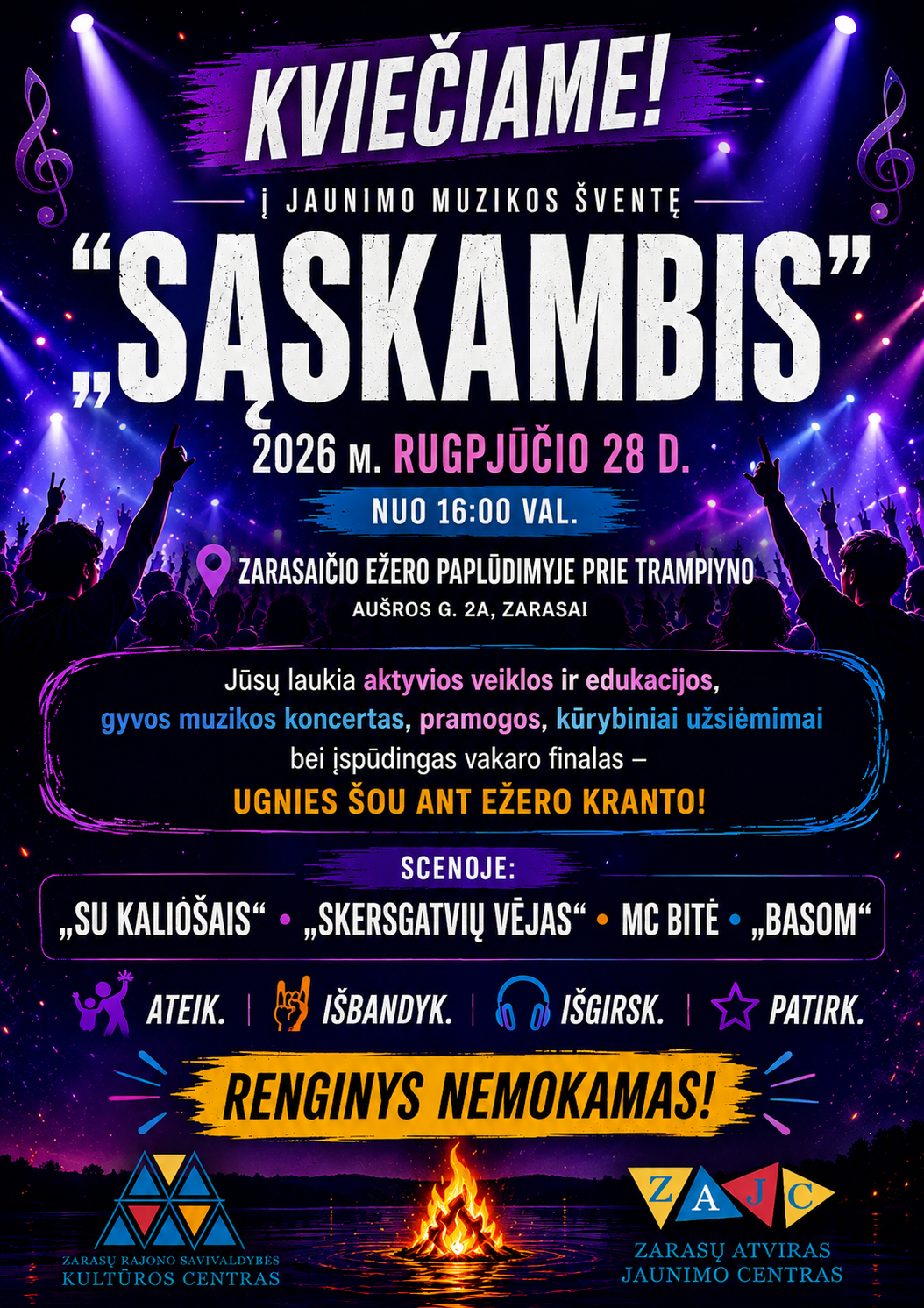 Jaunimo muzikos šventė Zarasuose